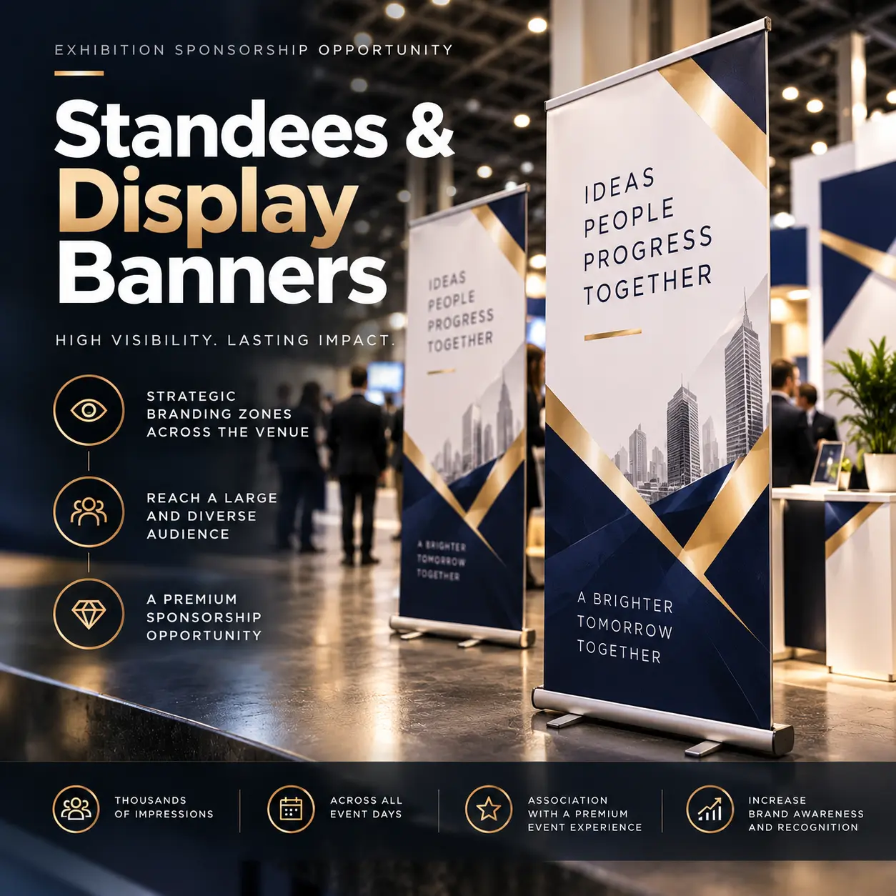 Standees & Display Banners sponsorship artwork